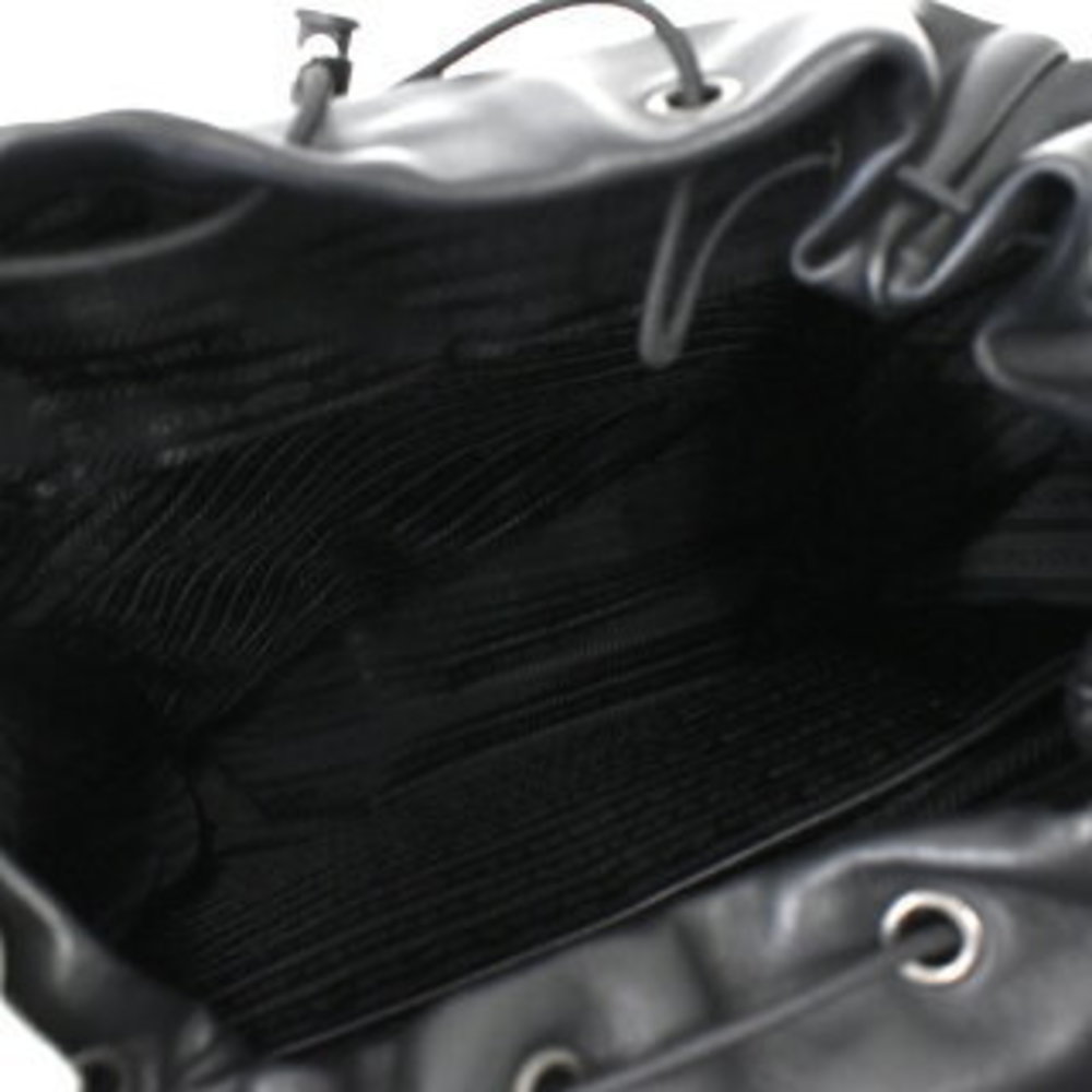 Prada Rucksack Backpack Leather Black - image 8